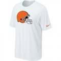 Cleveland Browns Sideline Legend Authentic Logo T-Shirt White