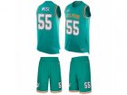 Nike Miami Dolphins #55 Koa Misi Limited Aqua Green Tank Top Suit NFL Jersey