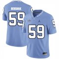 North Carolina Tar Heels 59 Andy Bershak Blue College Football Jersey