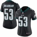 Women's Nike Philadelphia Eagles #53 Nigel Bradham Limited Black Rush NFL Jersey