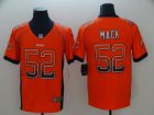 Nike Bears #52 Khalil Mack Orange Drift Fashion Limited Jersey