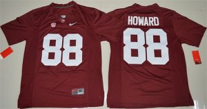 Alabama Crimson Tide 88 O.J. Howard Red College Football Jersey