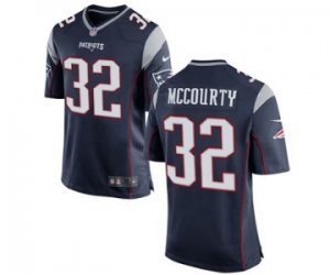 Mens Nike New England Patriots #32 Devin McCourty Game Navy Blue Team Color NFL Jersey