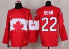 nhl jerseys team canada olympic #22 BENN red[2014 new]