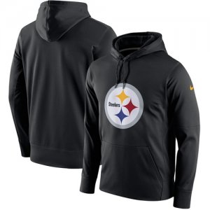 Men\'s Pittsburgh Steelers Nike Black Circuit Logo Essential Performance Hoodie