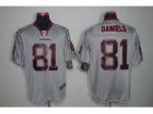 Nike NFL Houston Texans #81 Owen Daniels grey jerseys[Elite lights out]