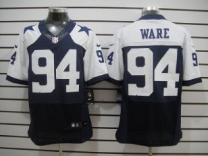 Nike NFL Dallas Cowboys #94 DeMarcus Ware Thankgivings Blue Elite jerseys