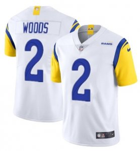 Nike Rams #2 Robert Woods White Vapor Untouchable Limited Jersey