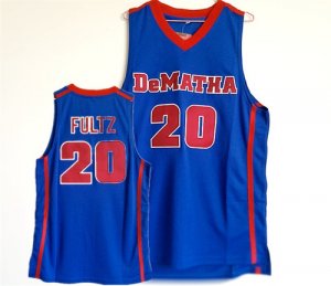 DeMatha Stags #20 Markelle Fultz Blue College Basketball Jersey