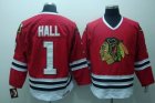 nhl chicago blackhawks #1 hall red[ccm]