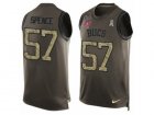 Mens Nike Tampa Bay Buccaneers #57 Noah Spence Limited Green Salute to Service Tank Top NFL Jersey