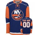 Customized New York Islanders Jersey Dark Blue Home Man Hockey