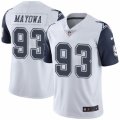 Youth Nike Dallas Cowboys #93 Benson Mayowa Limited White Rush NFL Jersey