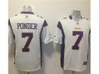 Nike NFL Minnesota Vikings #7 Christian Ponder white Game