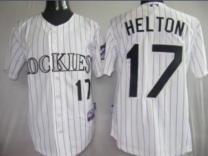 Colorado Rockies #17 Helton White