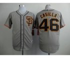 MLB san francisco giants #46 casilla grey[sf style] jerseys