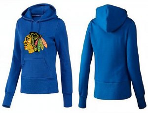 NHL Women Chicago Blackhawks Logo Pullover Hoodie 28