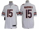 Nike NFL Chicago Bears #15 Brandon Marshall White Jerseys(Limited)