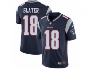 Nike Patriots #18 Matt Slater Navy Blue Team Color Mens Stitched NFL Vapor Untouchable Limited Jersey