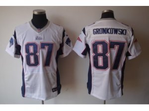 Nike NFL new england patriots #87 gronkowski White Elite jerseys