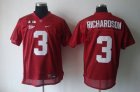 NCAA Alabama Crimson Tide #3 Trent Richardson Red 2016 College Football Playoff National Championship Jersey