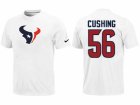 Nike Houston Texans #56 Cushing Name & Number White T-Shirt
