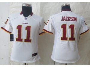 Nike Women Washington Red Skins #11 Jackson white Jerseys