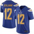 Nike Chargers #12 Travis Benjamin Royal Color Rush Limited Jersey