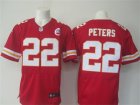 Nike Kansas City Chief #22 Marcus Peters red jerseys(Elite)