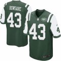 Mens Nike New York Jets #43 Julian Howsare Game Green Team Color NFL Jersey