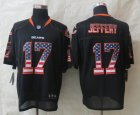 Nike Chicago Bears #17 Jeffery Black Jerseys(USA Flag Fashion Elite)