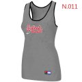 Nike St.Louis Cardinals Tri-Blend Racerback stretch Tank Top L.grey