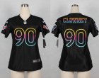 Nike women Houston Texans #90 Clowney black jerseys[nike fashion]