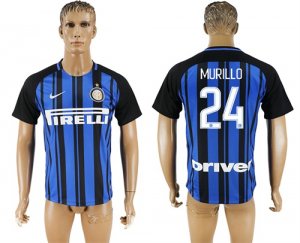 2017-18 Inter Milan 24 MURILLO Home Thailand Soccer Jersey