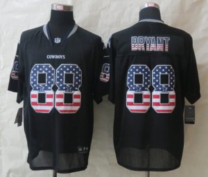 Nike Dallas cowboys #88 Bryant Black Jerseys(USA Flag Fashion Elite)