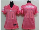 Nike Womens New York Giants #10 Manning Pink Elite Jerseys