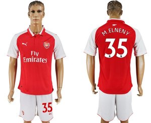 2017-18 Arsenal 35 M.ELNENY Home Soccer Jersey