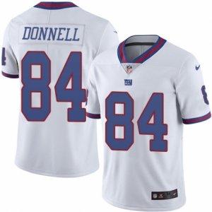 Mens Nike New York Giants #84 Larry Donnell Limited White Rush NFL Jersey
