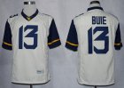 NCAA Virginia Mountaineers #13 Andrew Buie white Jerseys(game)