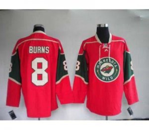 nhl minnesota wild #8 burns red