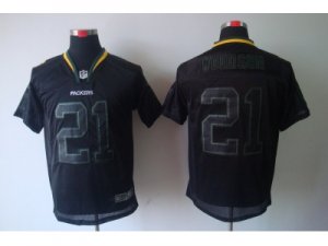 Nike NFL Green Bay Packers #21 Charles Woodson Black Jerseys[Elite lights out]