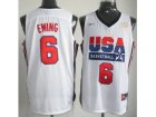 2012 USA Basketball Retro Jerseys #6 Patrick Ewing white