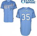 MLB Kansas City Royals #35 Eric Hosmer Dark lt.blue