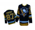 nhl pittsburgh penguins #87 crosby m&n black