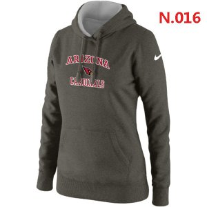 Women Arizona Cardinals Logo Pullover Hoodie-3