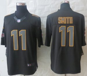 Nike Kansas City Chiefs #11 Smith Black Jerseys(Impact Limited)