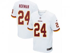 Mens Nike Washington Redskins #24 Josh Norman Elite White NFL Jersey