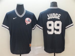 Yankees #99 Aaron Judge Black Throwback Jersey