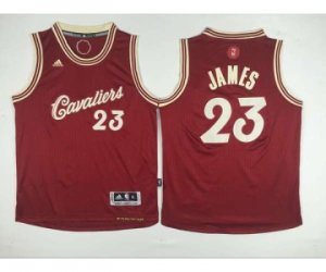 Youth nba cleveland cavaliers #23 james red[2015 Christmas edition]