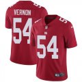 Nike Giants #54 Olivier Vernon Red Vapor Untouchable Limited Jersey